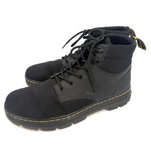 DR. MARTENS RAKIM UTILITY CHUKKA BOOTS Black Canvas Gorpcore Preppy SIZE Men 13